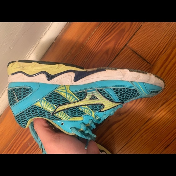 Mizuno Wave Elixir 6 Teal Running Shoe - Picture 7 of 8